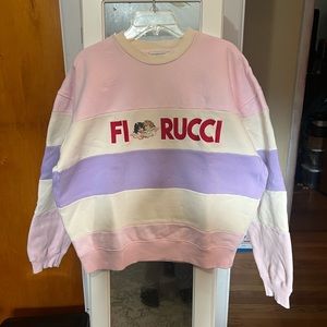 Italia Stripe Crewmeck Sweatshirt